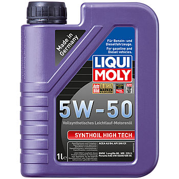 Моторное масло LIQUI MOLY Synthoil High Tech 5w-50 1л
